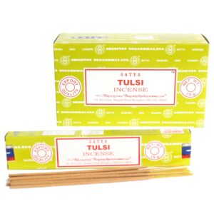 <span class=”product-code”>iSatya-06<span><br>Satya Incense 15gm - Tulsi