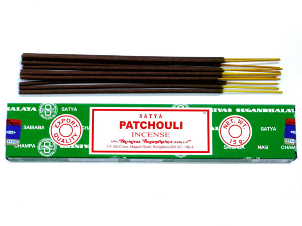 <span class=”product-code”>iSatya-07<span><br>Satya Incense 15gm - Patchouli - Image 2