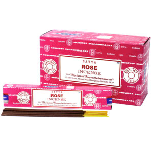 <span class=”product-code”>iSatya-09<span><br>Satya Incense 15gm - Rose