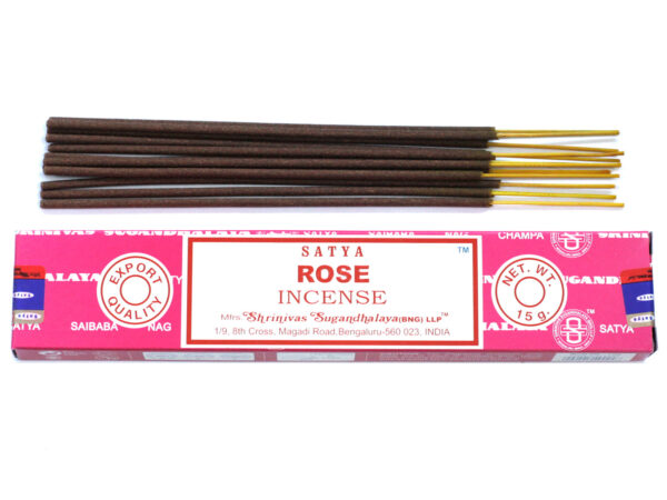 <span class=”product-code”>iSatya-09<span><br>Satya Incense 15gm - Rose - Image 2