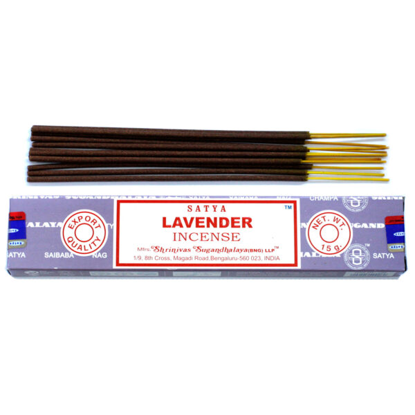 <span class=”product-code”>iSatya-13<span><br>Satya Incense 15gm - Lavender - Image 2