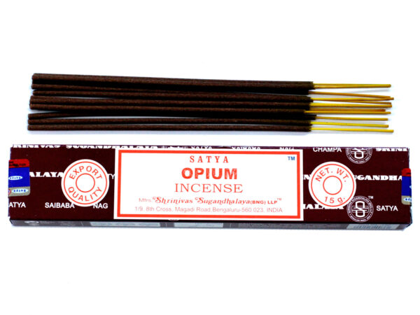 <span class=”product-code”>iSatya-15<span><br>Satya Incense 15gm - Opium - Image 2