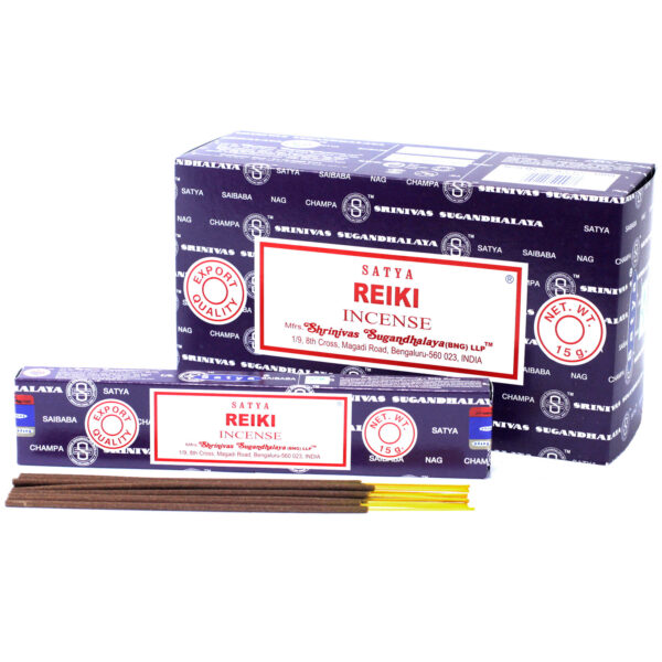 <span class=”product-code”>iSatya-18<span><br>Satya Incense 15gm - Reiki
