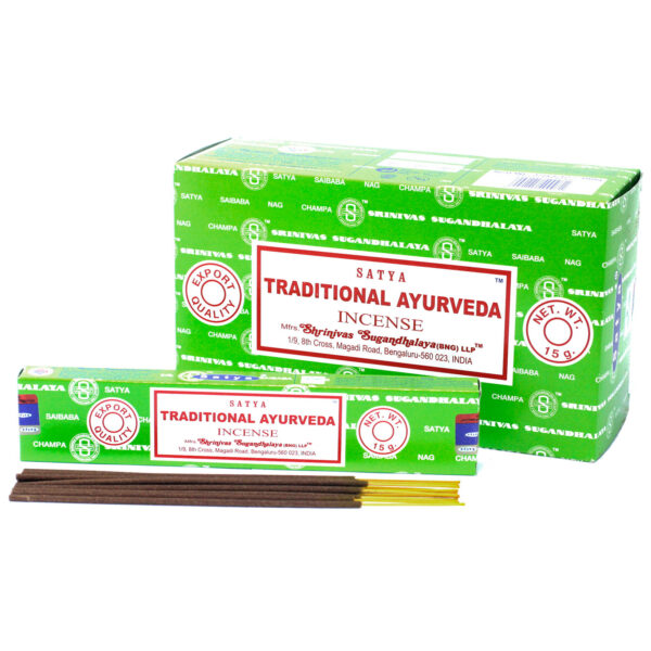 <span class=”product-code”>iSatya-20<span><br>Satya Incense 15gm - Tr.Ayurveda