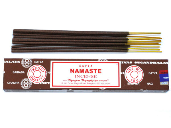 <span class=”product-code”>iSatya-21<span><br>Satya Incense 15gm - Namaste - Image 2