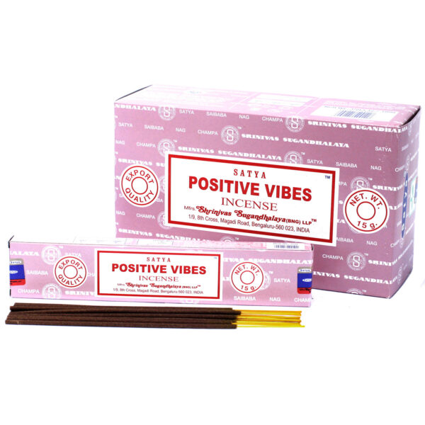 <span class=”product-code”>iSatya-23<span><br>Satya Incense 15gm - Positive Vibes