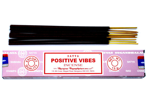 <span class=”product-code”>iSatya-23<span><br>Satya Incense 15gm - Positive Vibes - Image 2