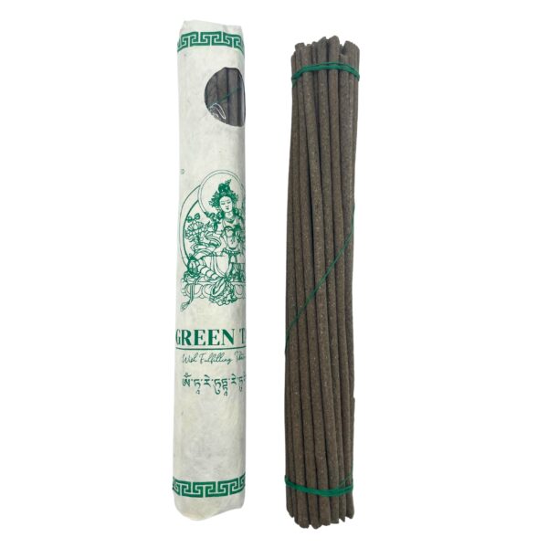 <span class=”product-code”>TSI-06<span><br>Rolled Pack of 30 Premium Tibetan Incense - Green Tara
